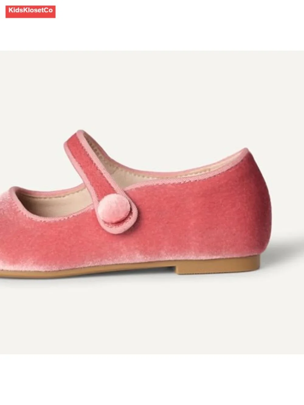 Toddler Girls' Mary Jane Ballet Flats with Memory Foam - Velvet & Faux Leather
